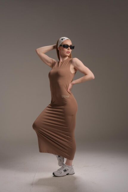 Depsy Dress Brown