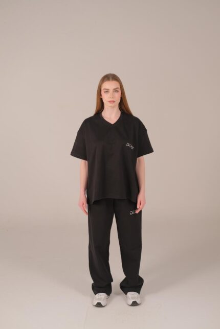 DEPSY Unisex Black T-Shirt