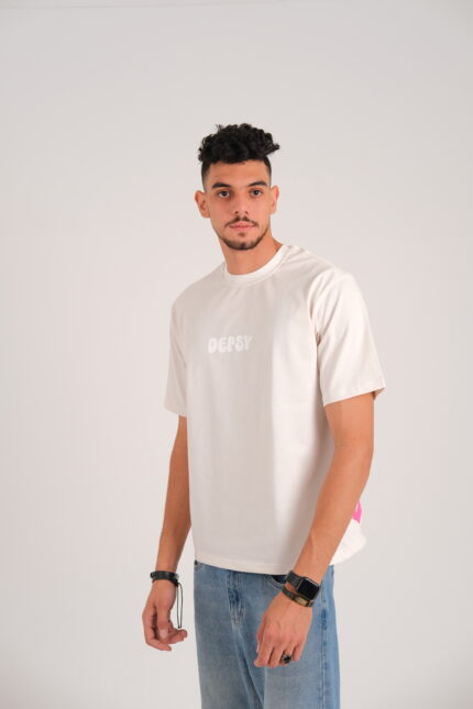 DEPSY Unisex OFFWHITE T-Shirt  Printed