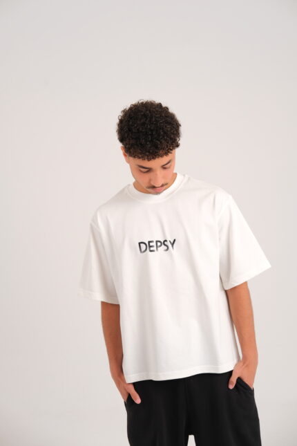 DEPSY Unisex OFFWHITE PHARONIC T-Shirt Printed